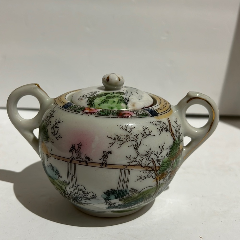 Vintage Japanese Sugar Bowl Trees